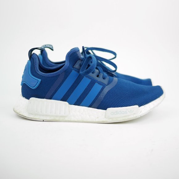 ADIDAS Boost NMD-R1 Blue Knit Sneakers Shoes main image 9